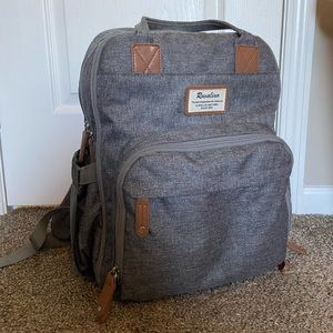RUVALINO modern diaper bag backpack GENTLY USED